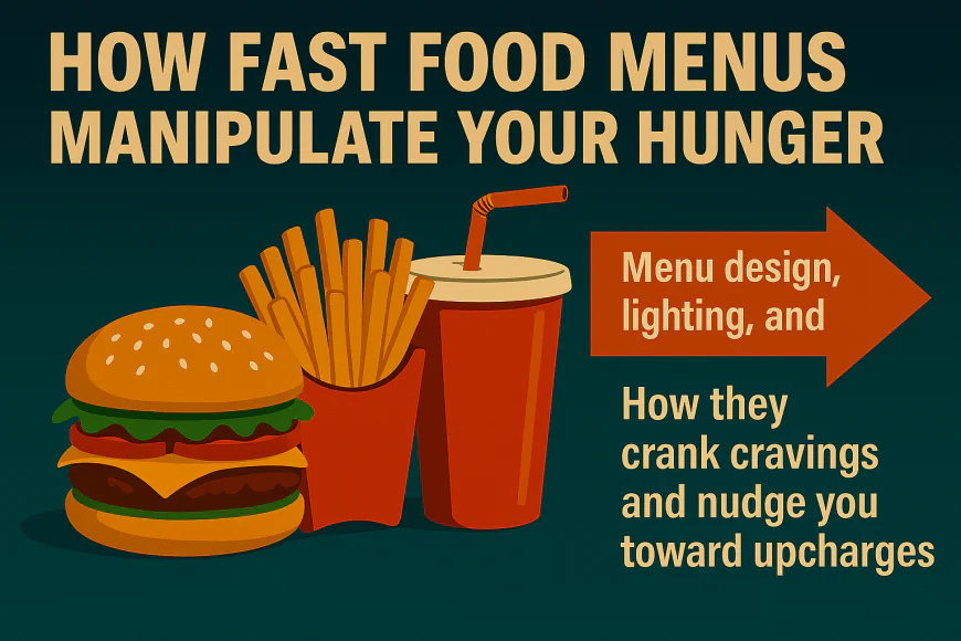 How Fast Food Menus Manipulate Your Hunger