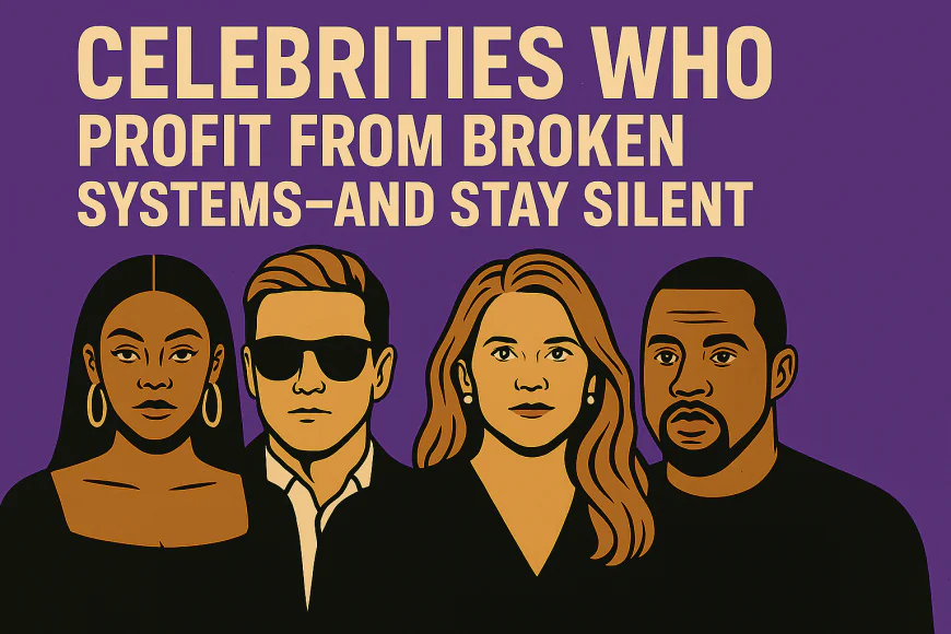 Celebrities Who Profit from Broken Systems—And Stay Silent